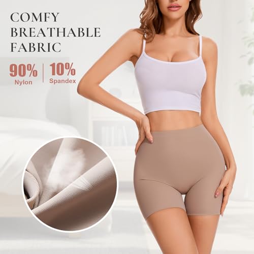 Womens Seamless Shaping Boyshorts Panties Tummy Control Shapewear Underwear Under Dress Shorts3