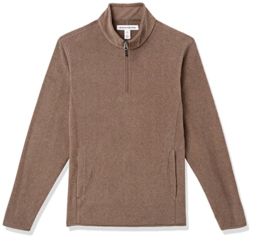 Image of Amazon Essentials Men's Quarter-Zip Polar Fleece Jacket - Discontinued Colors