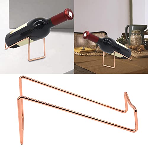 Bothyi Porta-garrafas Decorativo para Garrafas de Metal para Da Casa, Rosa Aureato