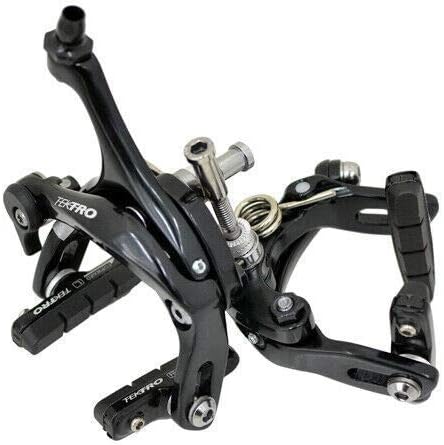 TEKTRO R526 Dual Pivot Caliper Brake Set 39-54mm Designed for 28C tire, Black, MH1850-B