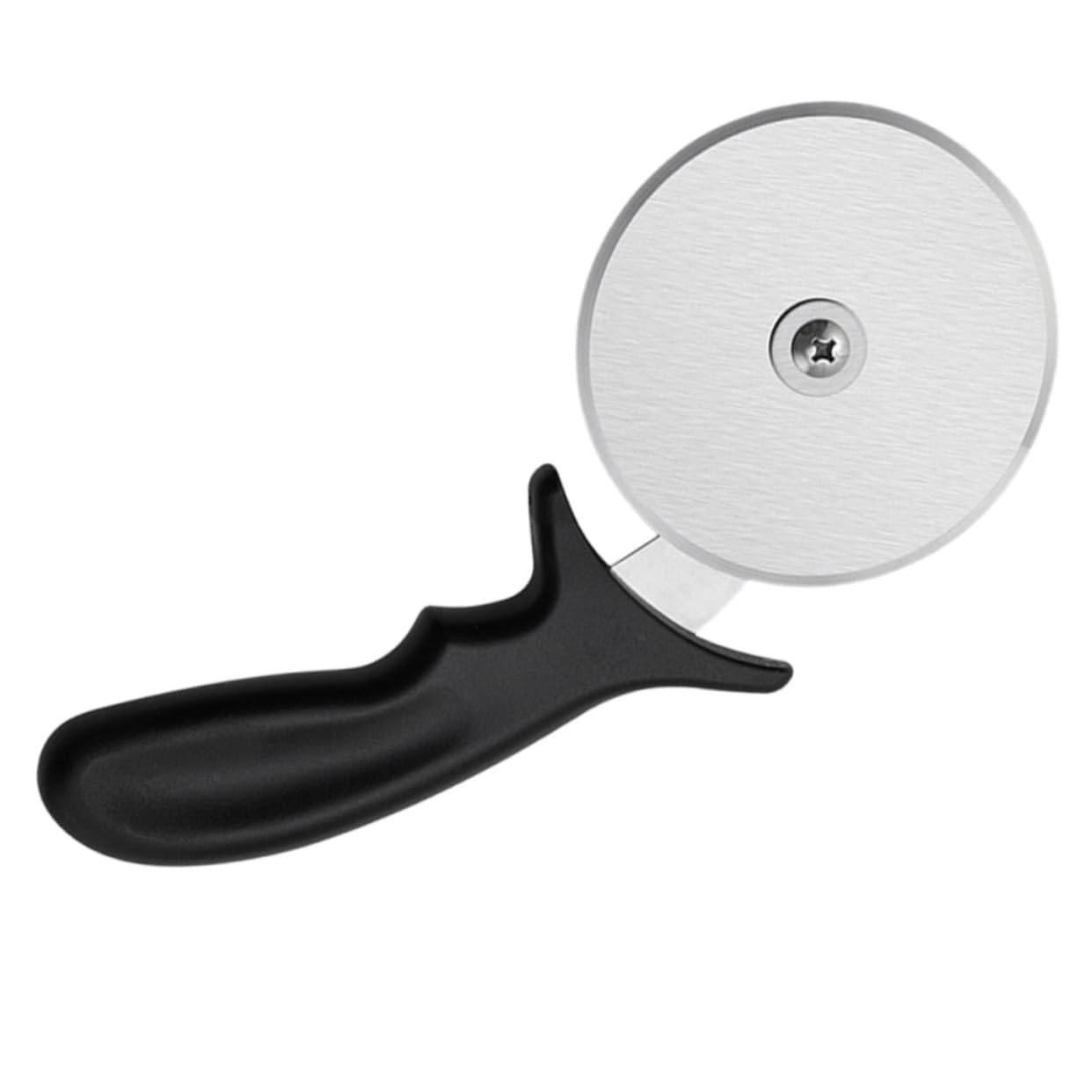 ABOOFAN 1Pc Stainless Steel Pizza Cutter with Ergonomic Plastic Handle Easy to Clean Slicer for Pizza Cheese and More Kitchen Gadget for Parties