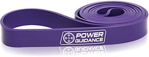 POWER GUIDANCE Pull Up Assist Bands - Stretch Resistance Band - Mobility Band - Powerlifting Bands - by Perfect for Body Stretching, Powerlifting, Resistance Training (Purple)