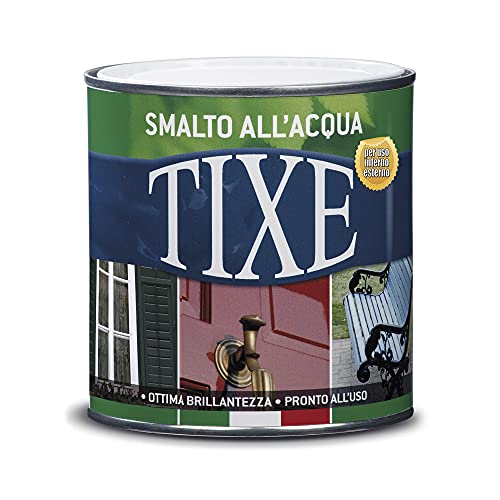 TIXE Smalto all'Acqua – Finitura Lucida e Resistente per Legno e Metallo, MARRONE 125 ML