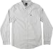 RVCA Men's Thatll Do Oxford Long Sleeve Woven Shirt, Mirage, Large