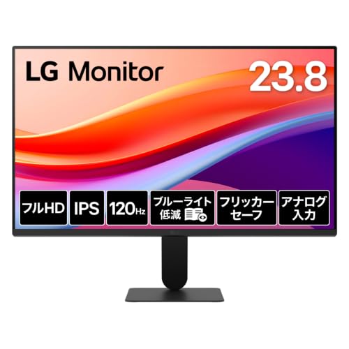 LG 23.8インチ モニター 24GL411A-B Amazon.co.jp: 24U411A-B 23.8型 1920×1080/120Hz LG Monitor モニター
