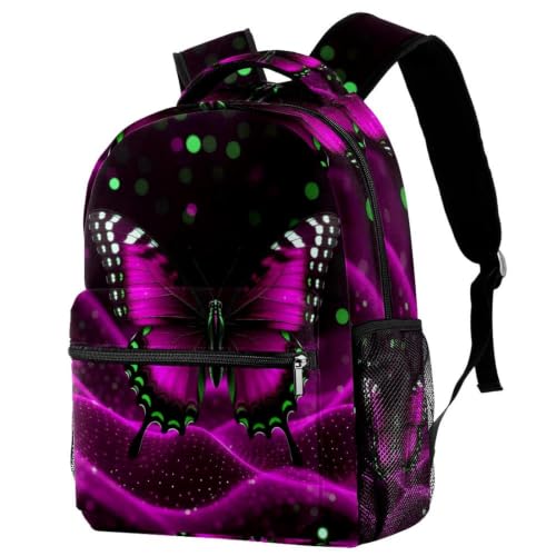 Mochila escolar a cuadros multicolor impermeable de 40cm para portátiles