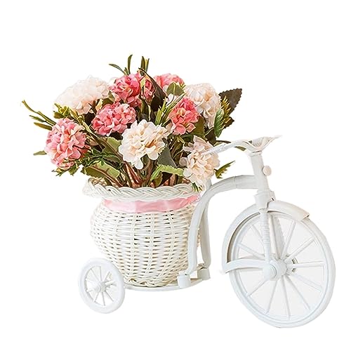 LYLXSF Flores Artificiales Flores Falsas Flores Artificiales, Flores Artificiales con Carro de Flores para Ramos de Bricolaje, centros de Mesa, arreglos de mesas de Fiesta, Decoraciones