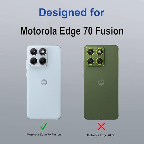 Image of Zapcase Back Case Cover for Motorola Edge 70 Fusion | Compatible for Motorola Edge 70 Fusion Back Cover | Compatible with MagSafe | Scratch-Resistant Back Cover | Clear