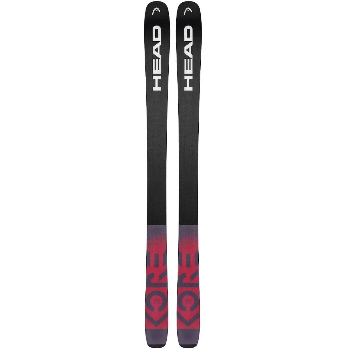 HEAD KORE99 スキーセット ブラック/レッド 2025 Head Kore 99 Skis — Lightweight Freeride Performance