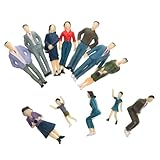 Paysage de chemin de fer miniature - peut également être un bon d'anniversaire pour les amis ou les enfants, ils l'aimeront, modèles de personnes de paysage