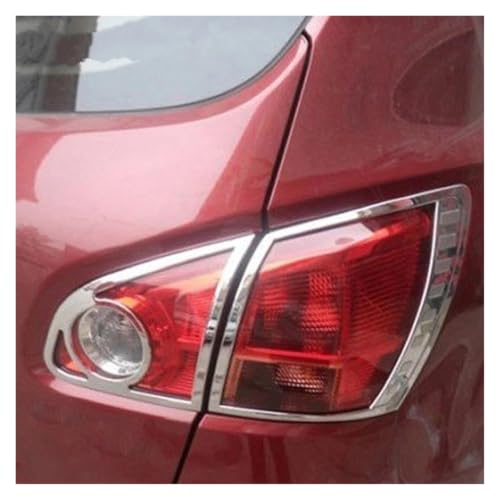 Protector luz trasera para Nissan Qashqai 2007-2013 con acabado cromado elegante 4