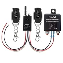 Remote Battery Disconnect Switch,12V 200A Car Kill Switch,Anti-Theft,Wireless Remote Switch Anti Leakage Battery Isolator for Car, Truck,Boat,RVs.