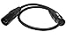 (0.5m) DMX Stage Light Cable,DJ XLR Cable,SinLoon 3-Pin Female XLR to 5-Pin Male XLR DMX Turnaround Connection for Blue Yeti Pro,Moving Head Light Par Light Spotlight with XLR Input & Output (5male)