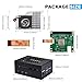 GeeekPi AI HAT+ Build-in Hailo AI Accelerator with Metal Case & Active Cooler for Raspberry Pi 5 (13 Tops)