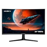 Monitor Gamer Curvo Husky Boreal 24', FHD, 180Hz, 1ms, Adaptive Sync, VA, DisplayPort e HDMI, HDR - HMG00424PT