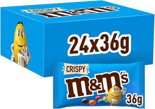 M&M's Crispy Confetti al Cioccolato con Riso Soffiato 24 Bustine 864g
