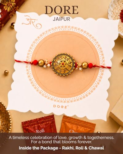 Image of HyperFoods Rakhi For Brother Rakhi With Sweets Gift Pack Kaju Katli 100g Raksha Bandha Gift For Brother with Sweet