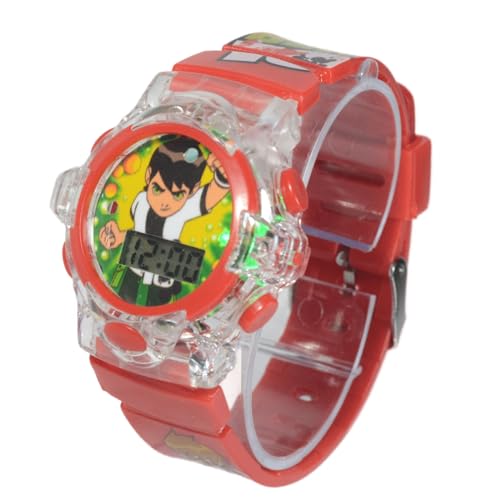 Relógio Infantil Menino Ben 10 Criança Com Luz E Som Oferta (VERDE)
