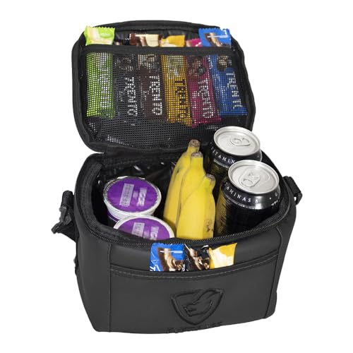 Bolsa Térmica Porta Marmita Fitness Fit Lancheira Porta Marmita Black Luxo