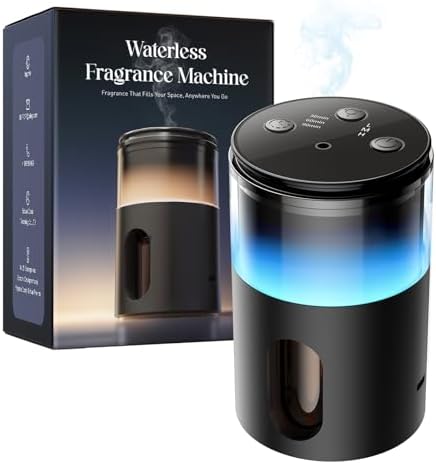Waterless Diffuser for Essential Oil: Mini Battery Scent Diffuser...