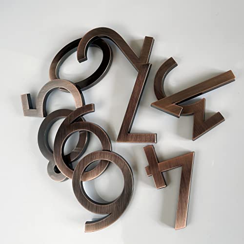 Hopewan Self Adhesive Mailbox Numbers, 2.8 Inch Door Address Sign Number Stickers For Aprtment Office Room Home Decor Project. #TOP3