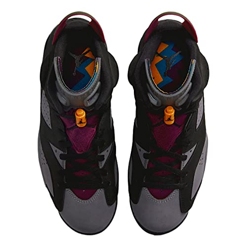 Nike Mens Air Jordan 6 Retro Sneaker, Adult, Black/Bolrdeaux/Lt Graphite, 8.5 M US4