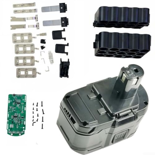 Caja de batería 18V para P108 con placa PCB y carcasa ABS 7
