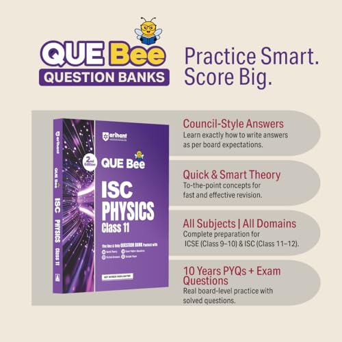 Image of Arihant ICSE Computers Application Class 10 Exam 2026-27 | Quick Theory, Exam Pattern Questions & Sample Papers | As per ICSE Syllabus | Que Bee 2nd Edition 2027