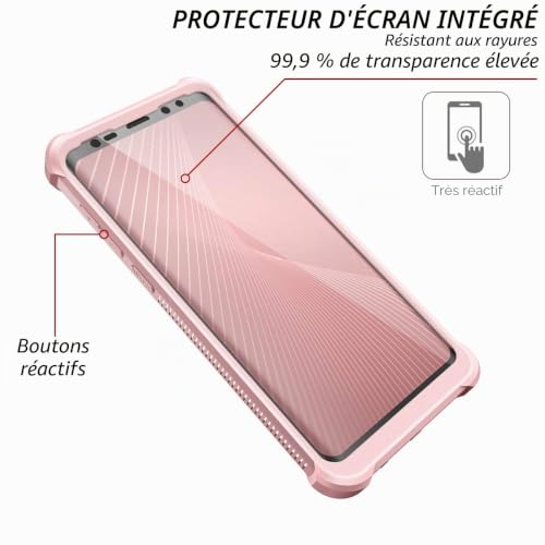 Coque Samsung S9 Plus étui de protection intégrale transparent Dexnor
