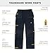 Caterpillar Trademark Work Pants for Men Built from Tough Canvas Fabric with Cargo Space and Ease of Movement, Classic Fit - Navy, 34W x 30L