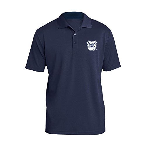 UGP Campus Apparel AP07 - Butler Bulldogs Primary Logo Left Chest Mens Polo - Large - Navy