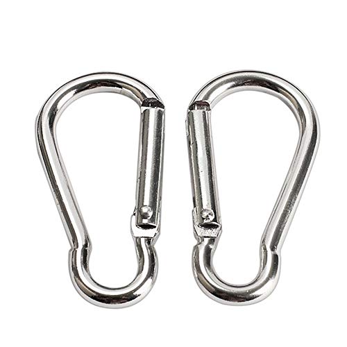 6pcs. Mini Mosquetão De Alumínio Clipe P/Camping Chaveiro