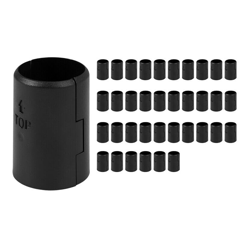 Generic 74-Packs Wire Shelf Clips Wire Shelving Shelf Lock Clips for 1 Inch Post-7824