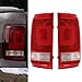 Tail Light Pair Set, Left Side & Right Tail Light for 2010-2020 Volkswagen VW Amarok, Tail Light Driving Brake Reverse Lights w/o Bulb (Bulb Not Included)