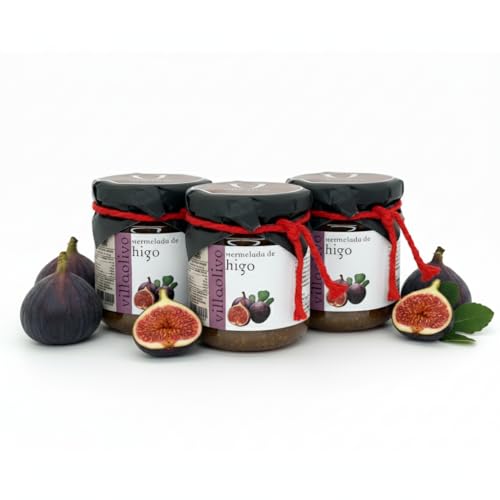 Villaolivo - Mermelada de Higo | Mermelada Gourmet | 100% Natural | (3 unidades)