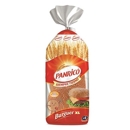 Panrico - Burguer XL (4 unidades) Con Sesamo
