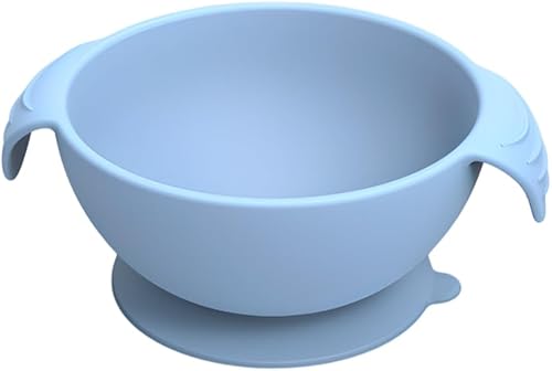 Tigela de Silicone com Ventosa Sucção para Criança - Prato Infantil com Ventosa Forte, Livre de BPA, Ideal para Primeiras Papinhas e Refeições Seguras