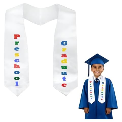 YIIOSS Preschool Graduation Stole Kindergarten Preschool Graduation Sash 50" Long For Kids Cover