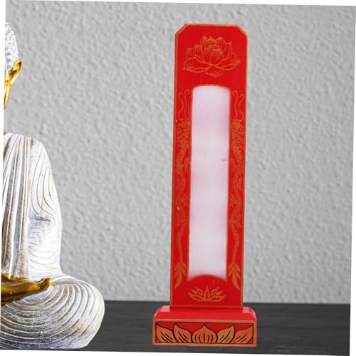 Tablette de temple en bois pour décoration de table rituelle à la maison