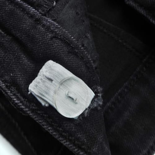 KIDSCOOL SPACE Calça jeans infantil para meninos, 12 meses a 13 anos, rasgada, macia e elástica, clá