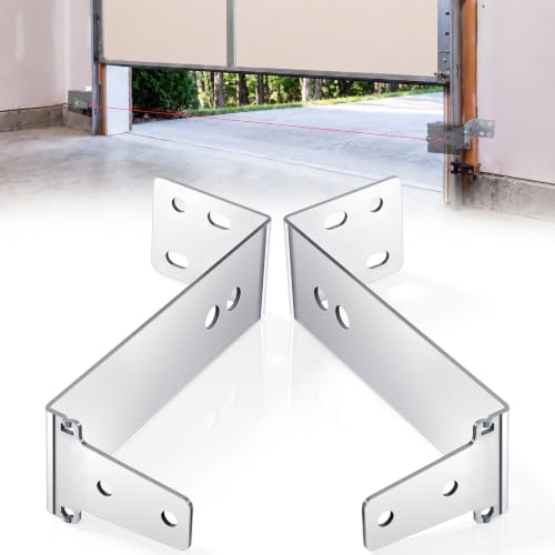 2 PCS Garage Door Sensor Bracket Compatible with GSTB-R STB-BL, Silver