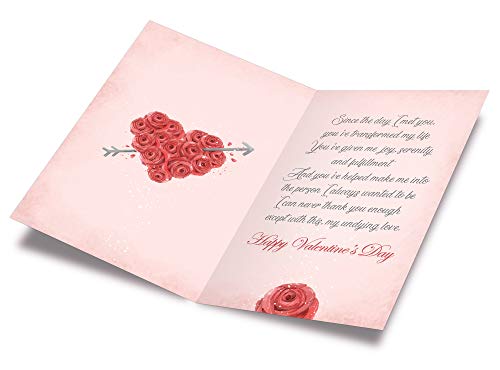 Wife Valentine's Day Card | Prime Greetings | Made In America | Eco-Friendly | Thick Card Stock With Premium Envelope 5In X 7.75In | Packaged In Protective Mailer #TOP1
