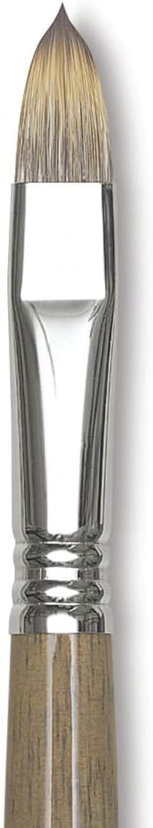 Escoda Tadami Synthetic Mongoose Brush - Filbert, Short Handle, Size 18