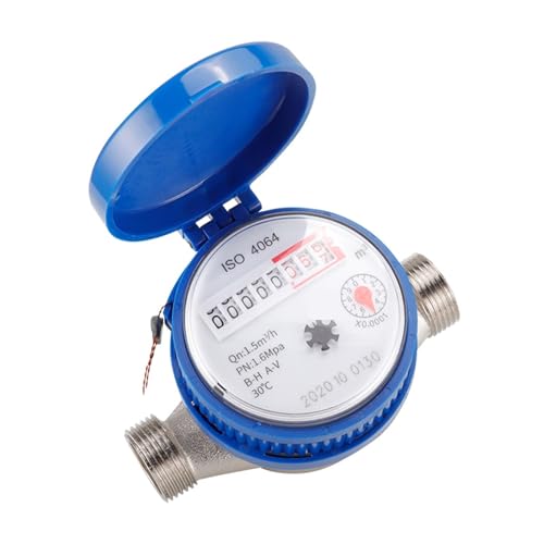 Débitmètre eau potable et compteur d'eau froide mécanique à ailes rotatives avec cadran orientable