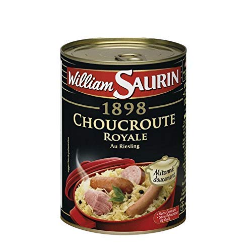 WILLIAM SAURIN - Choucroute Royale 400 G - Lot De 4 - livraison offerte