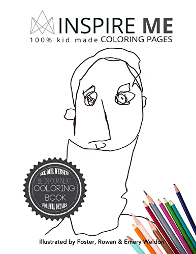 Inspire Me Kid Drawn Coloring Book
