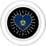 Zoom IMG-1 vermont state flag vintage heart Zoom IMG-1 vermont state flag vintage heart