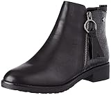 Suela antideslizante XTI 43251, Botas Cortas al Tobillo Mujer, Negro, 39 EU