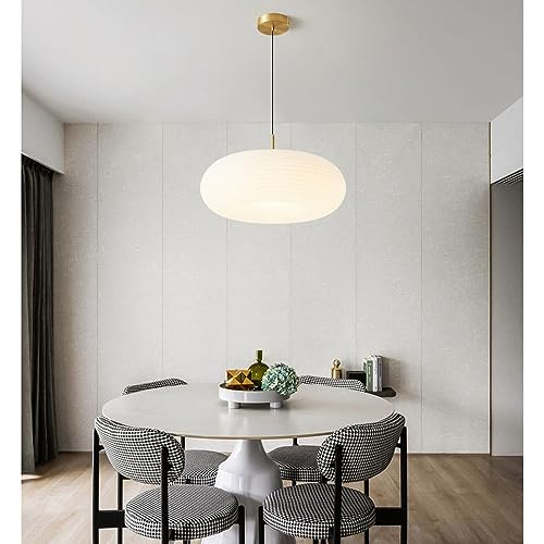 Candelabro LED industrial de diseño minimalista en latón cepillado y blanco 36W 4