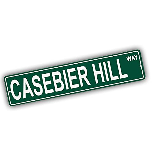Brotherhood Aluminum Street Sign for Casebier Hill - Wyoming Man Cave Decor